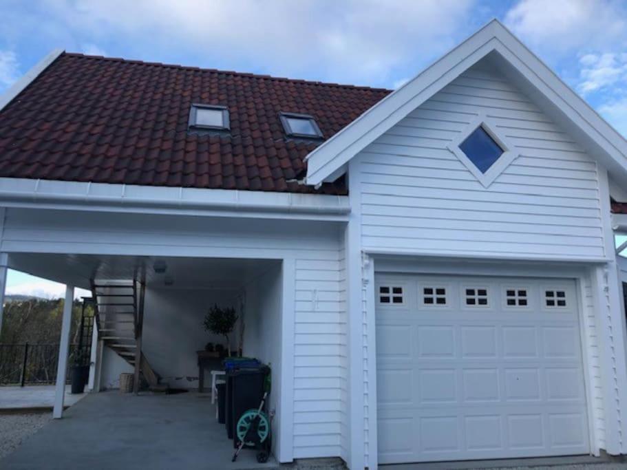 Appartement Koselig Garasjeloft! à Langevag Extérieur photo