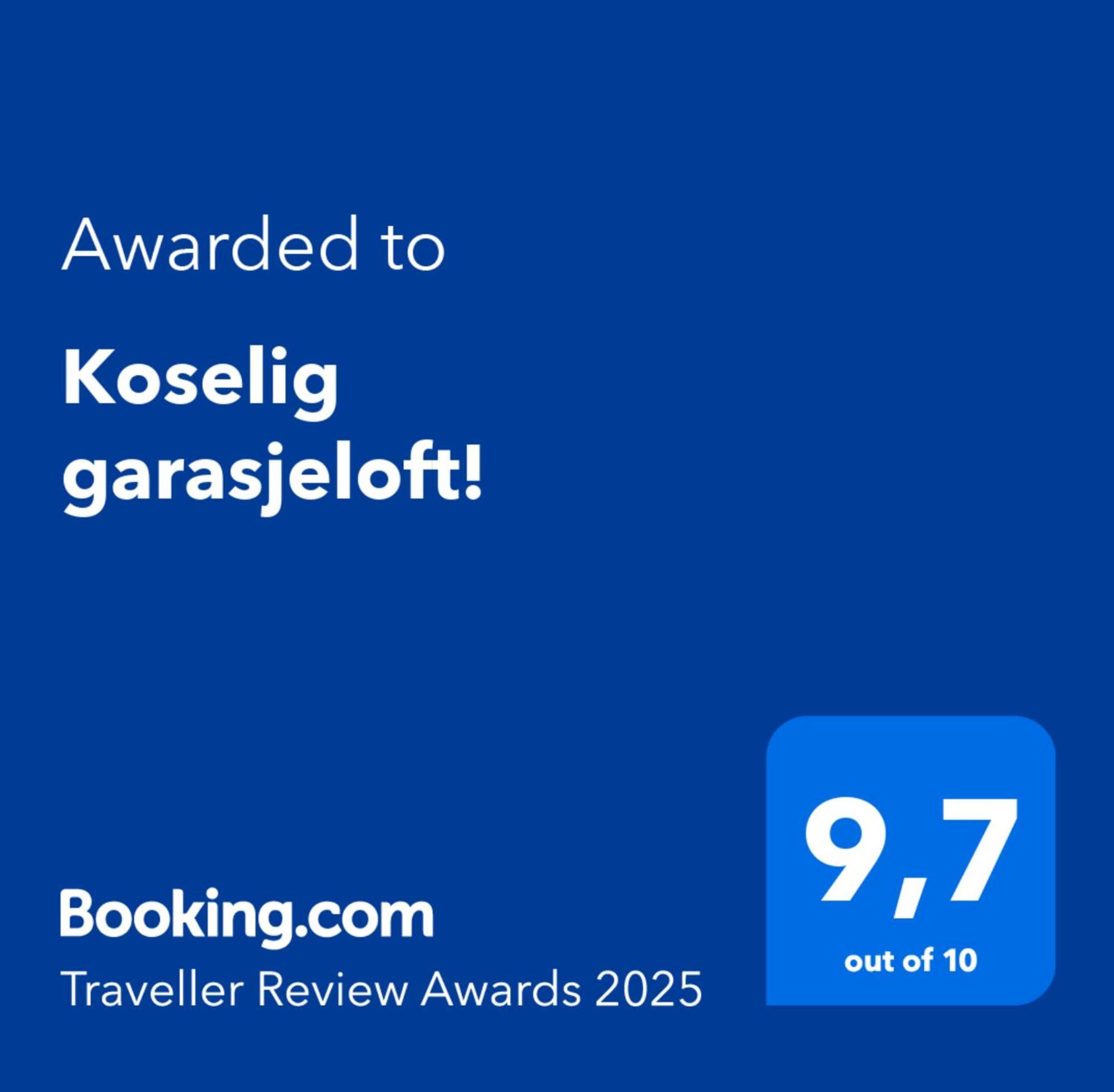 Appartement Koselig Garasjeloft! à Langevag Extérieur photo